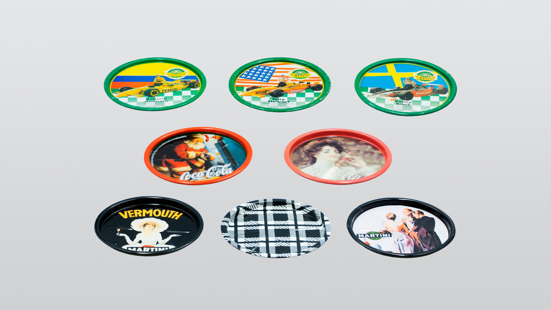 Posavasos metálicos litografiados con diseños promocionales
